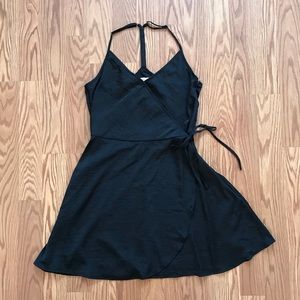Black Wrap Dress